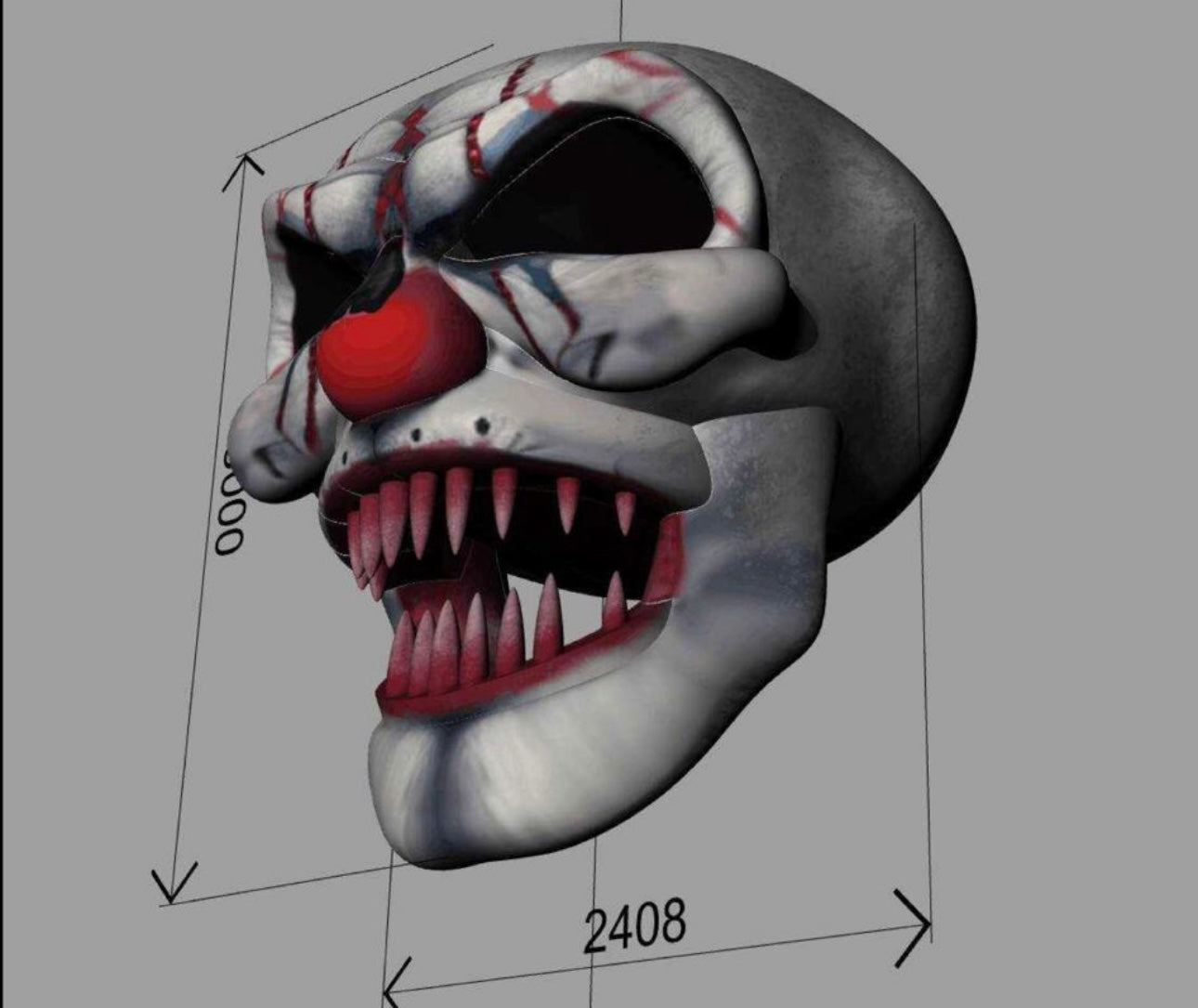 Maske Horror Clown