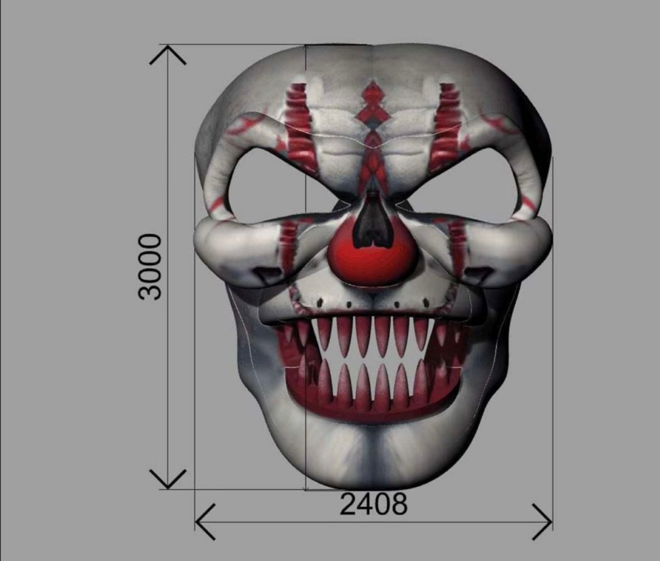 Maske Horror Clown